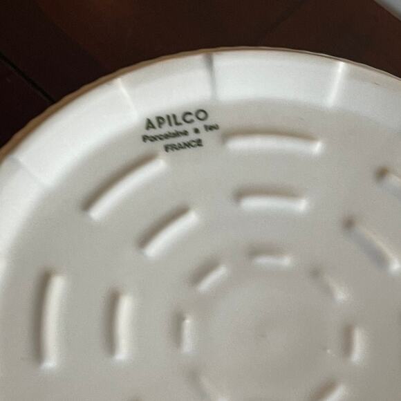 Apilco France porcelain soufflé baking dish 7-3/4” - Picture 7 of 12